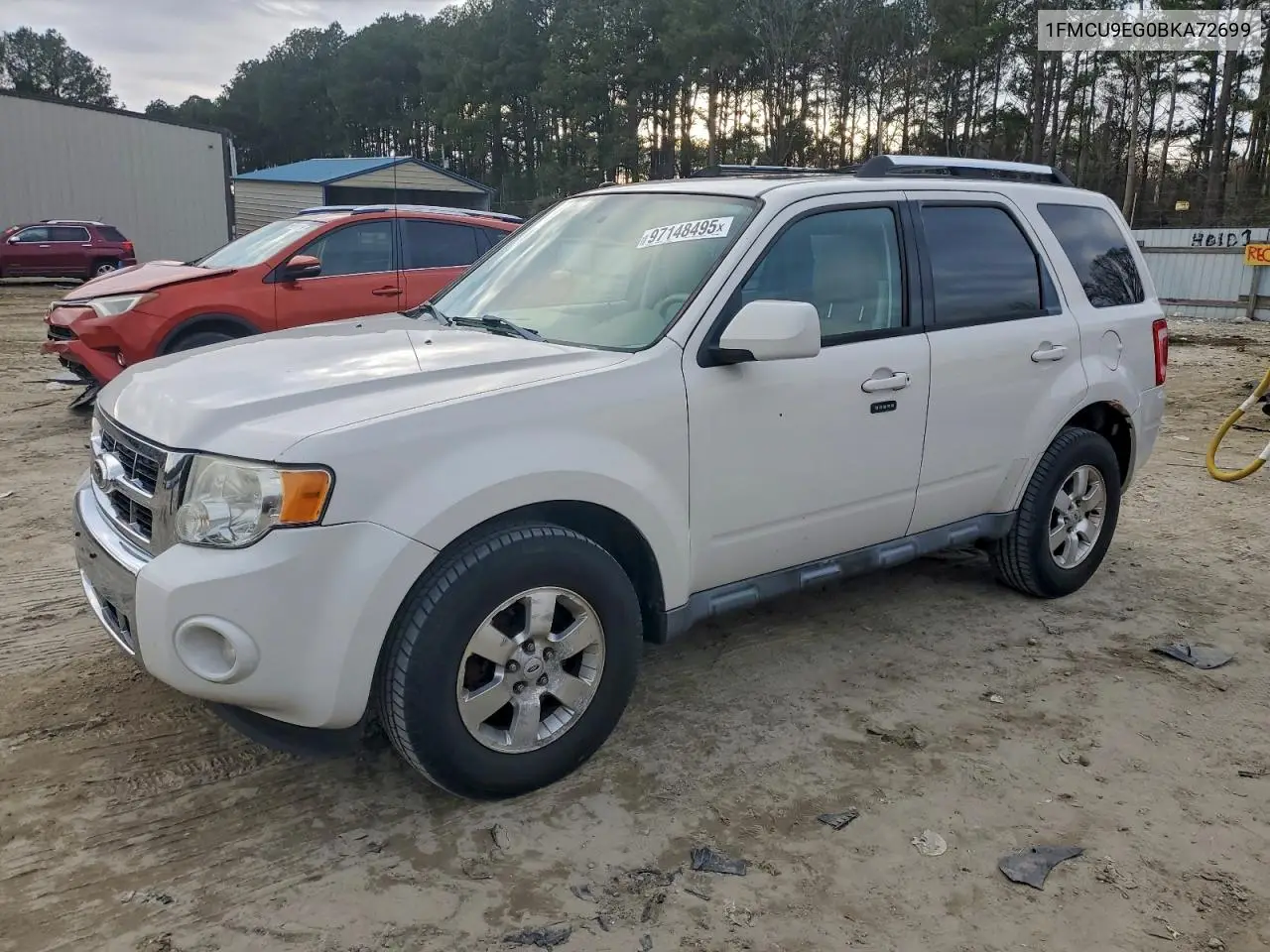 1FMCU9EG0BKA72699 2011 Ford Escape Limited