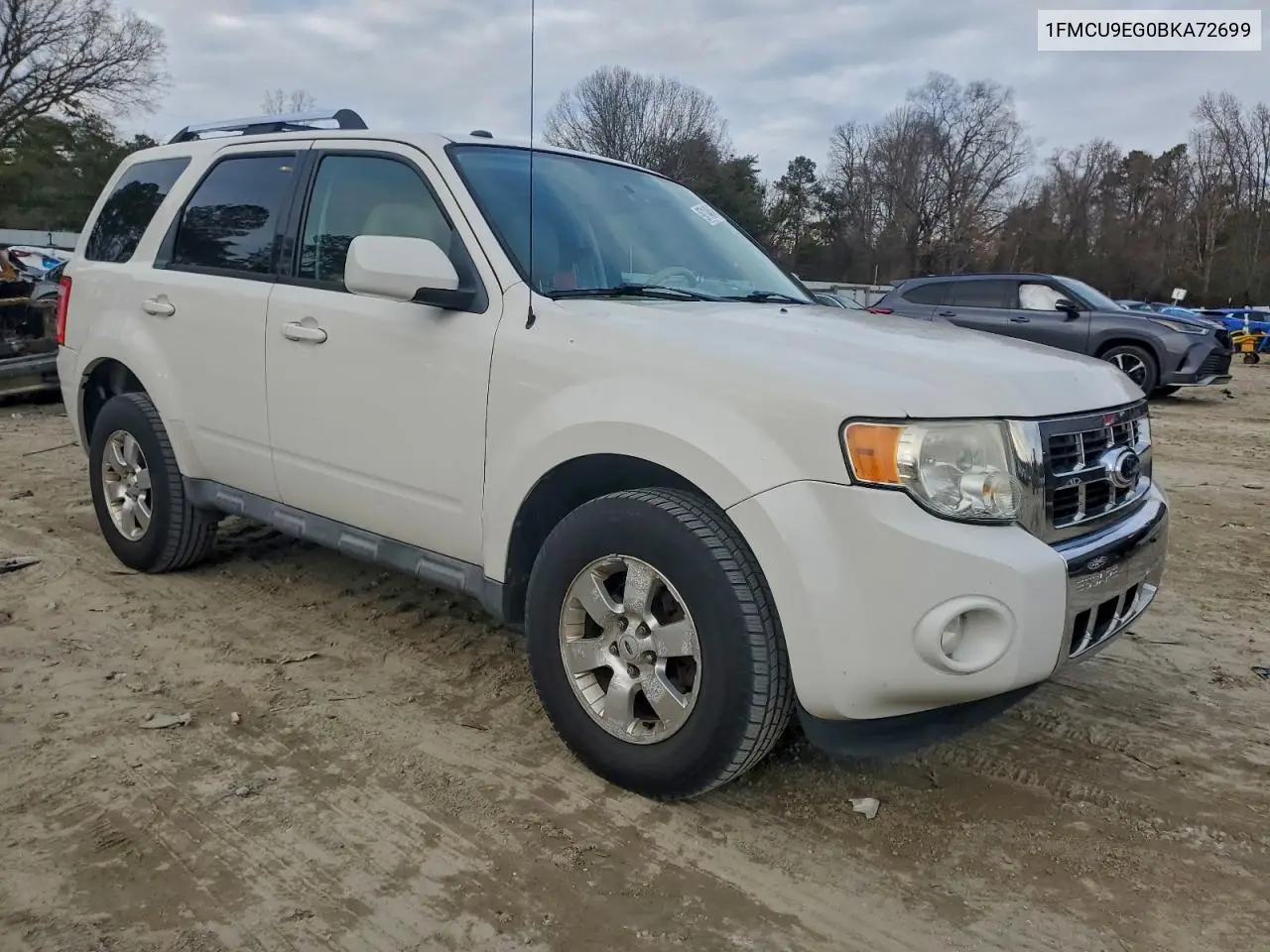 1FMCU9EG0BKA72699 2011 Ford Escape Limited