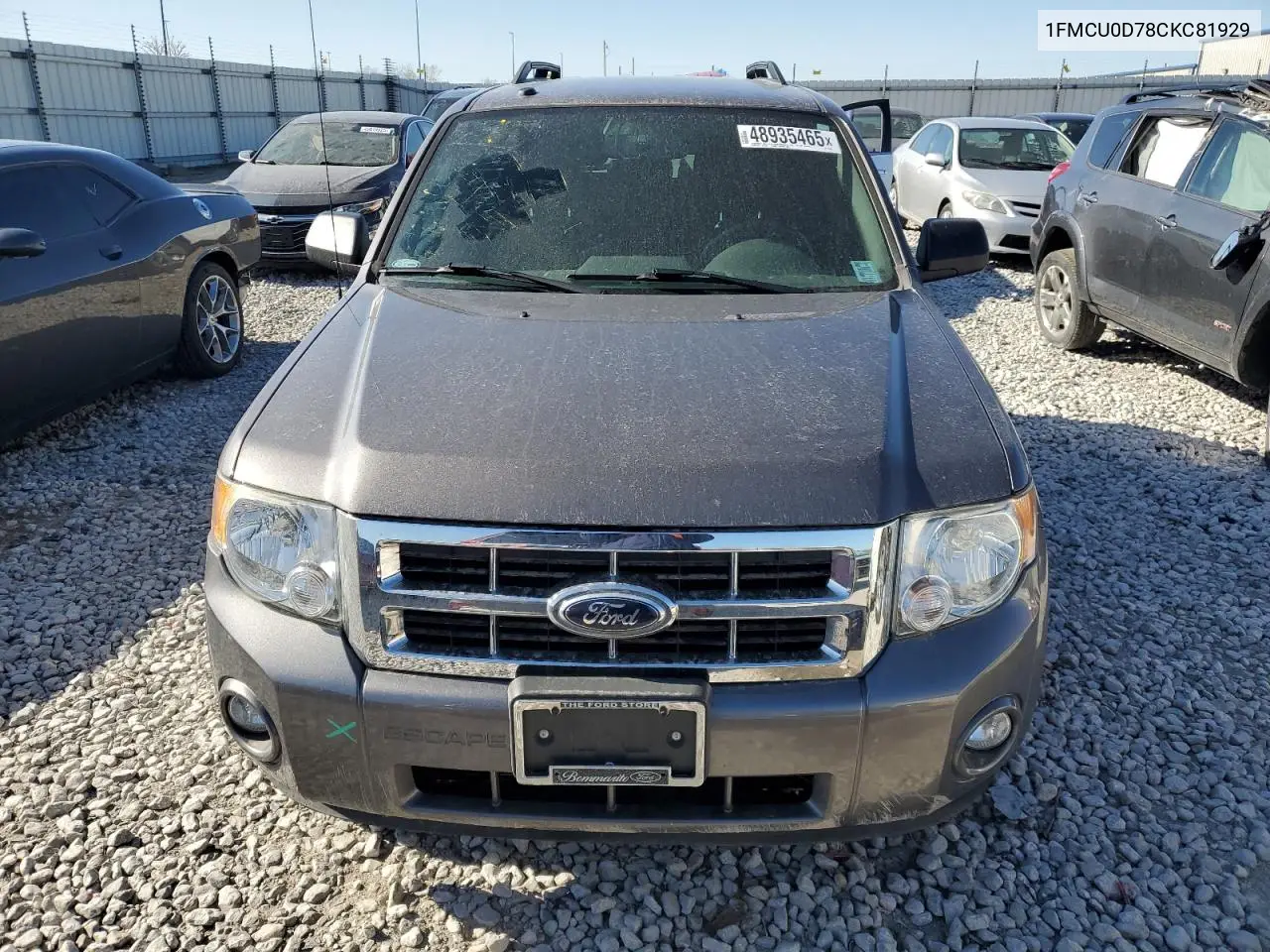 1FMCU0D78CKC81929 2012 Ford Escape Xlt