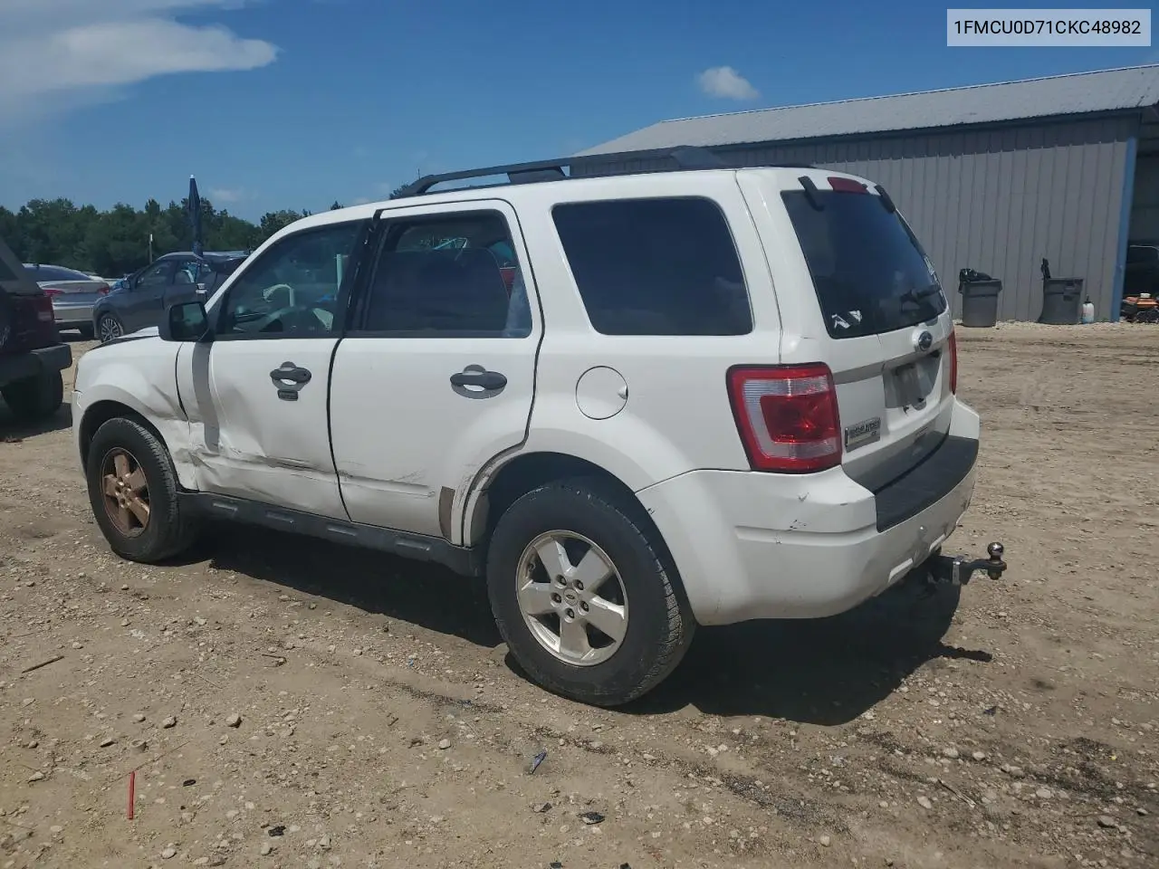1FMCU0D71CKC48982 2012 Ford Escape Xlt