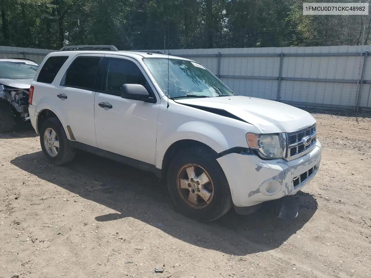 1FMCU0D71CKC48982 2012 Ford Escape Xlt