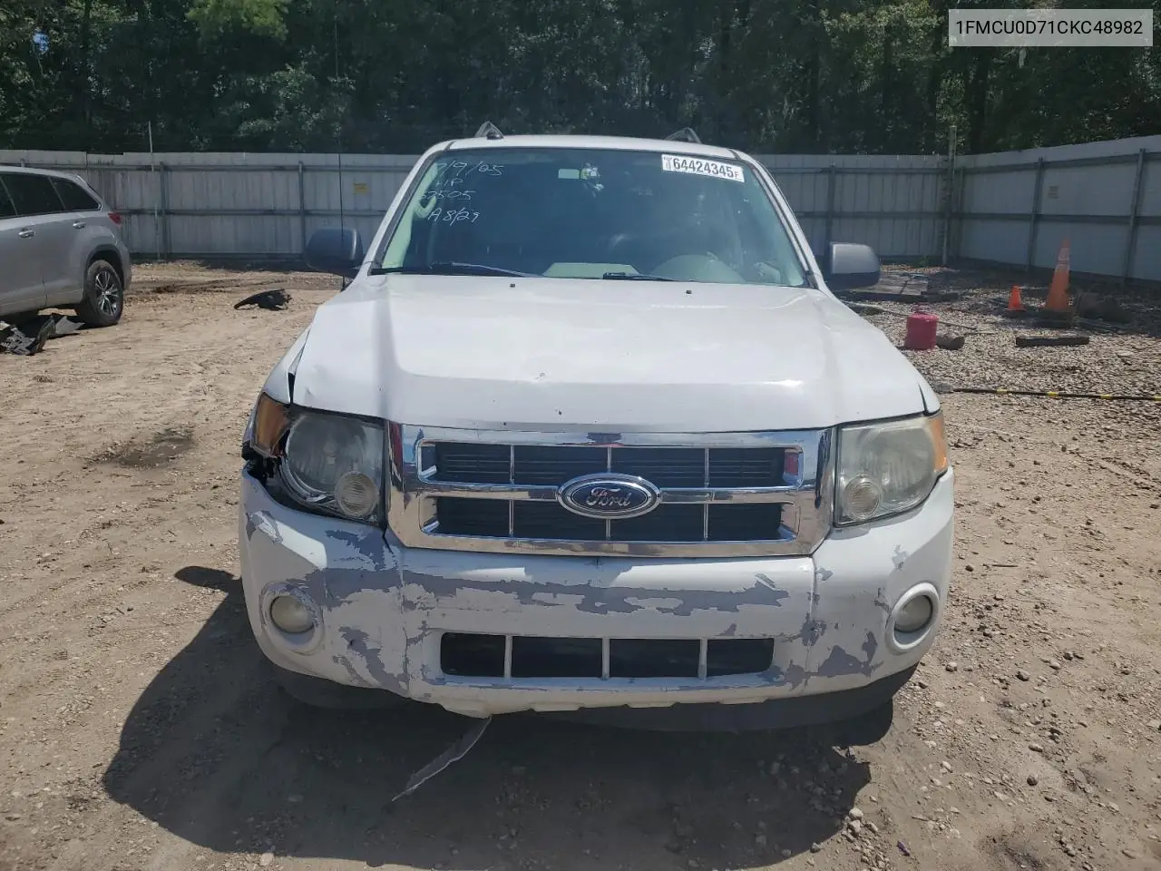 1FMCU0D71CKC48982 2012 Ford Escape Xlt