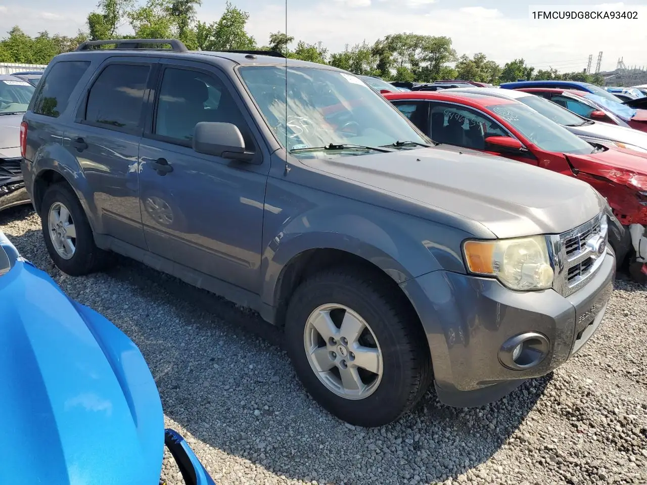 1FMCU9DG8CKA93402 2012 Ford Escape Xlt