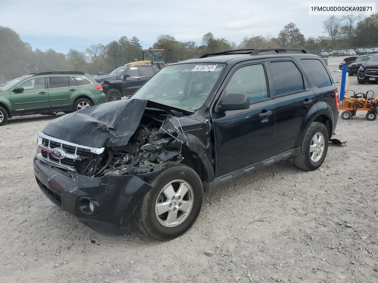 1FMCU0DG0CKA92871 2012 Ford Escape Xlt