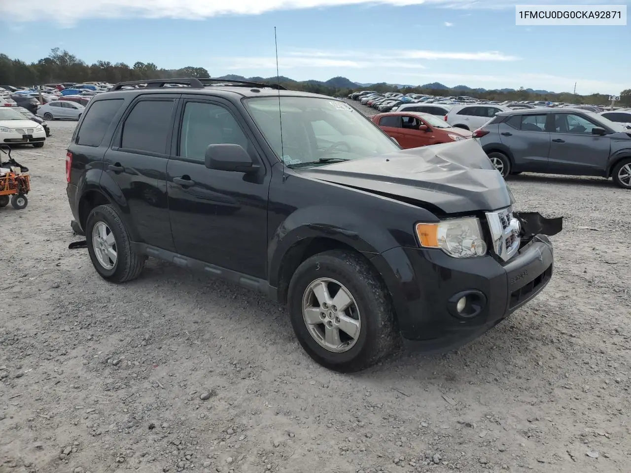 1FMCU0DG0CKA92871 2012 Ford Escape Xlt