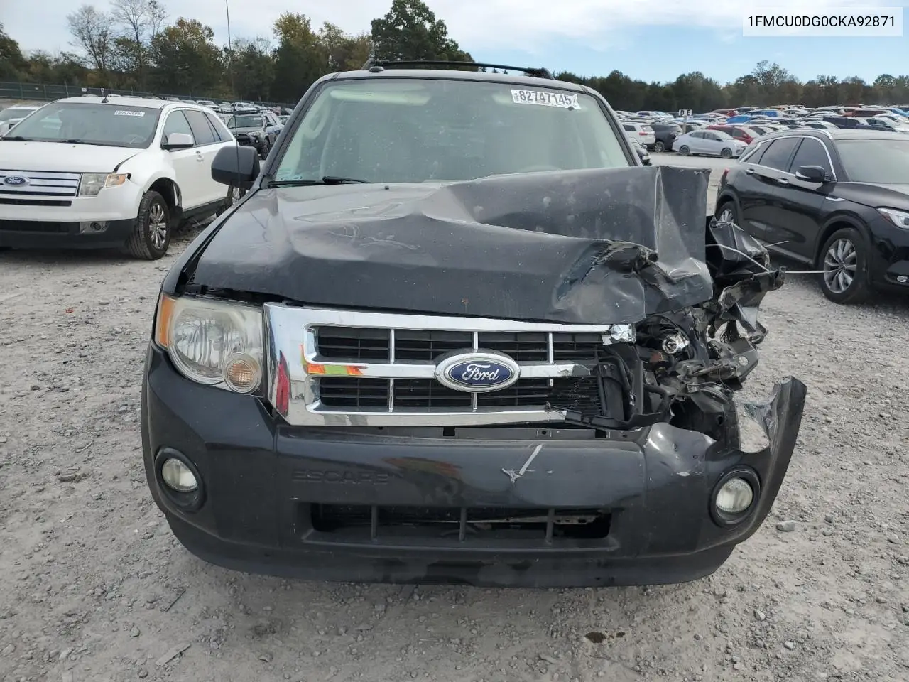 1FMCU0DG0CKA92871 2012 Ford Escape Xlt