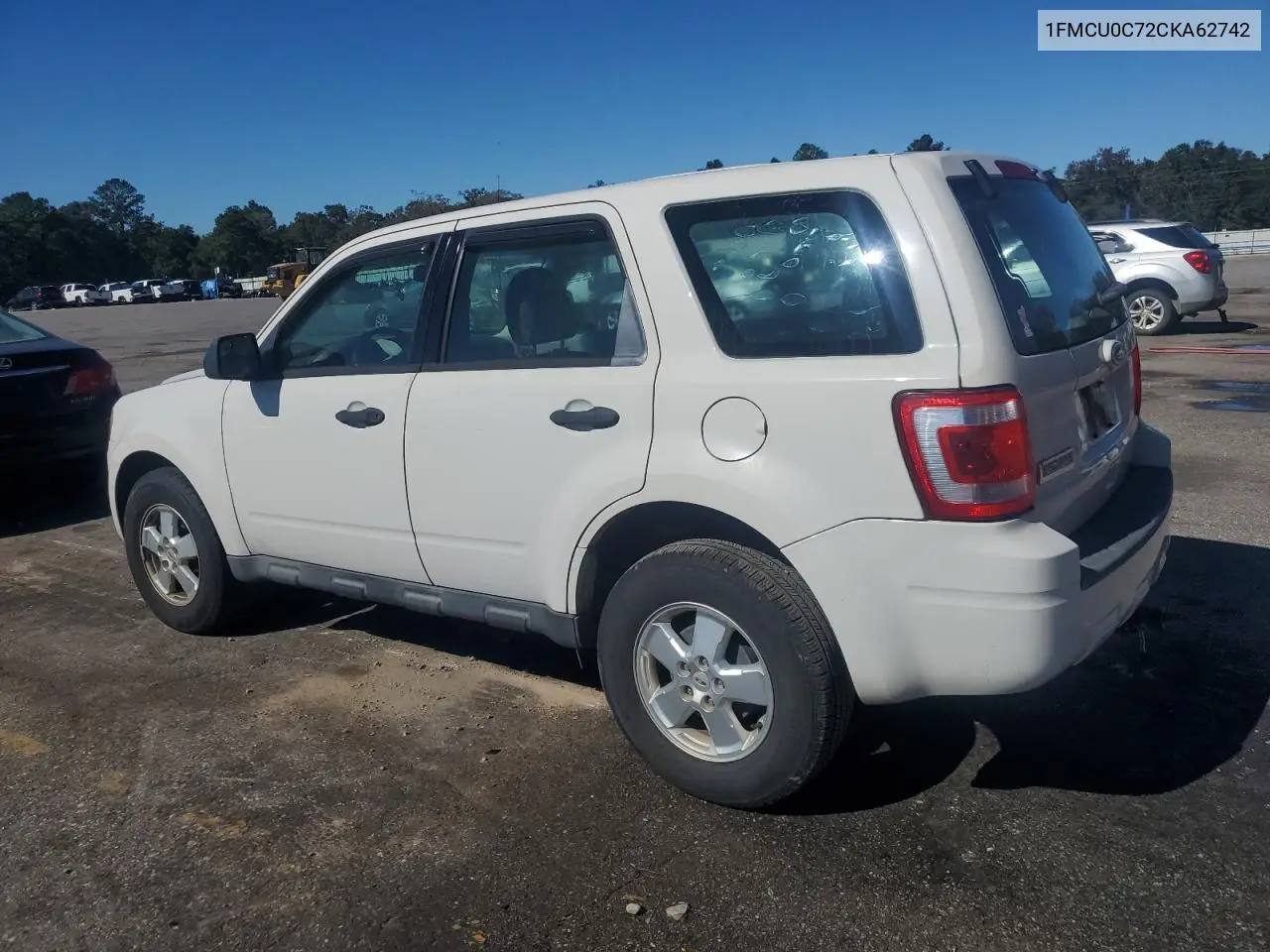 1FMCU0C72CKA62742 2012 Ford Escape Xls