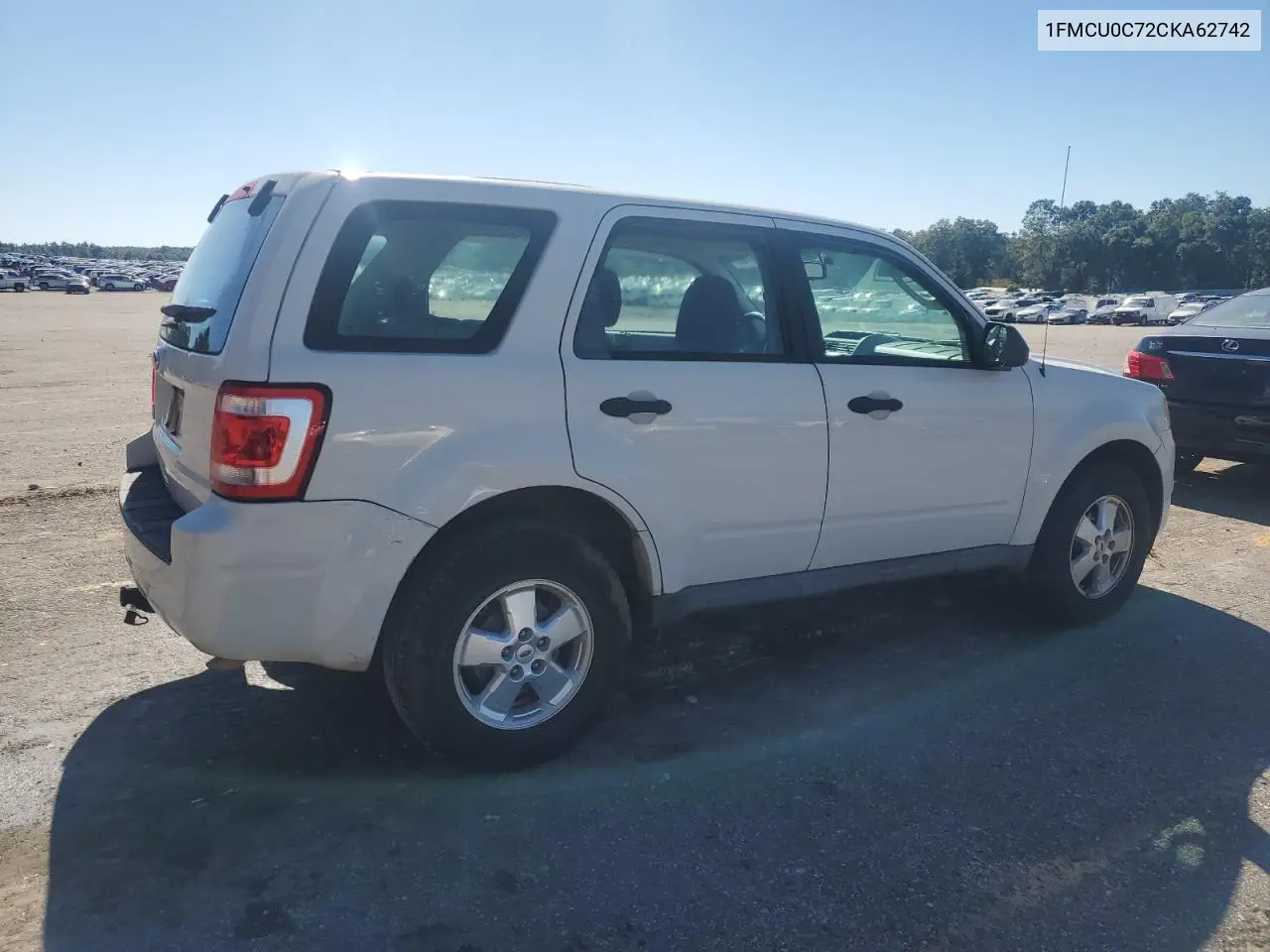 1FMCU0C72CKA62742 2012 Ford Escape Xls