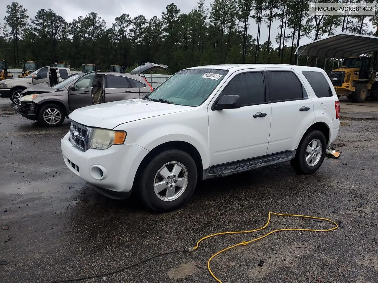 1FMCU0C79CKB81422 2012 Ford Escape Xls