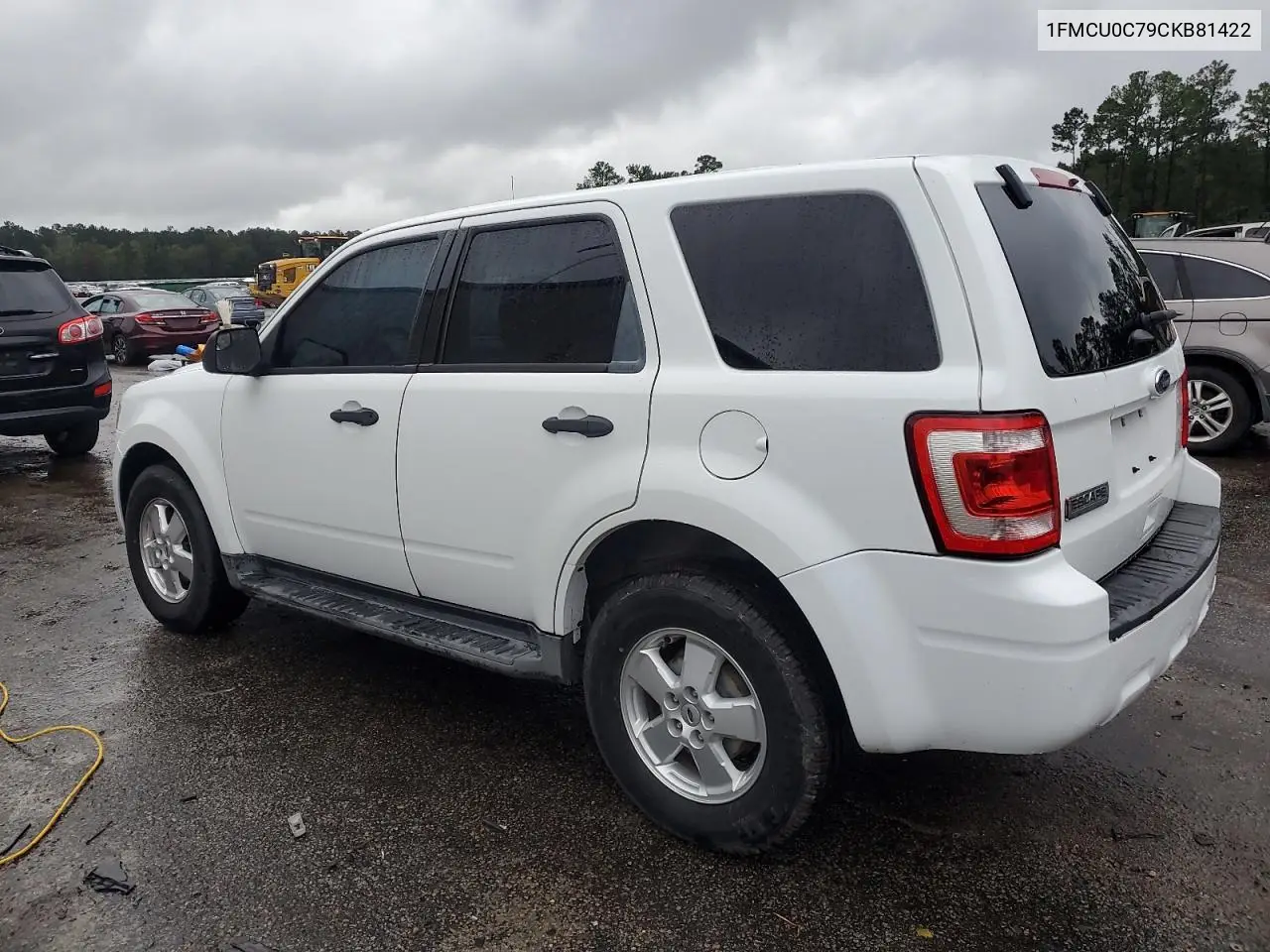 1FMCU0C79CKB81422 2012 Ford Escape Xls