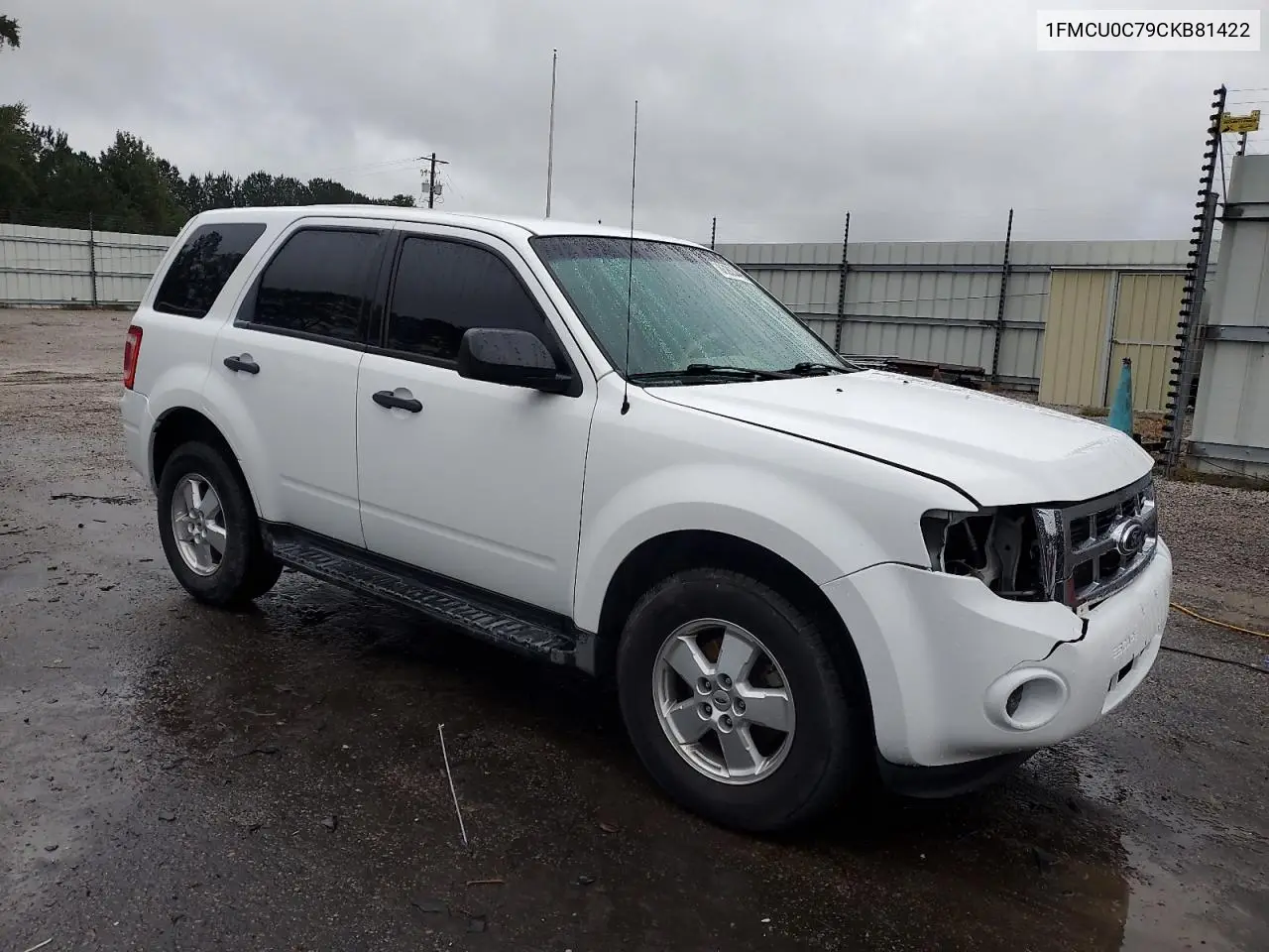 1FMCU0C79CKB81422 2012 Ford Escape Xls
