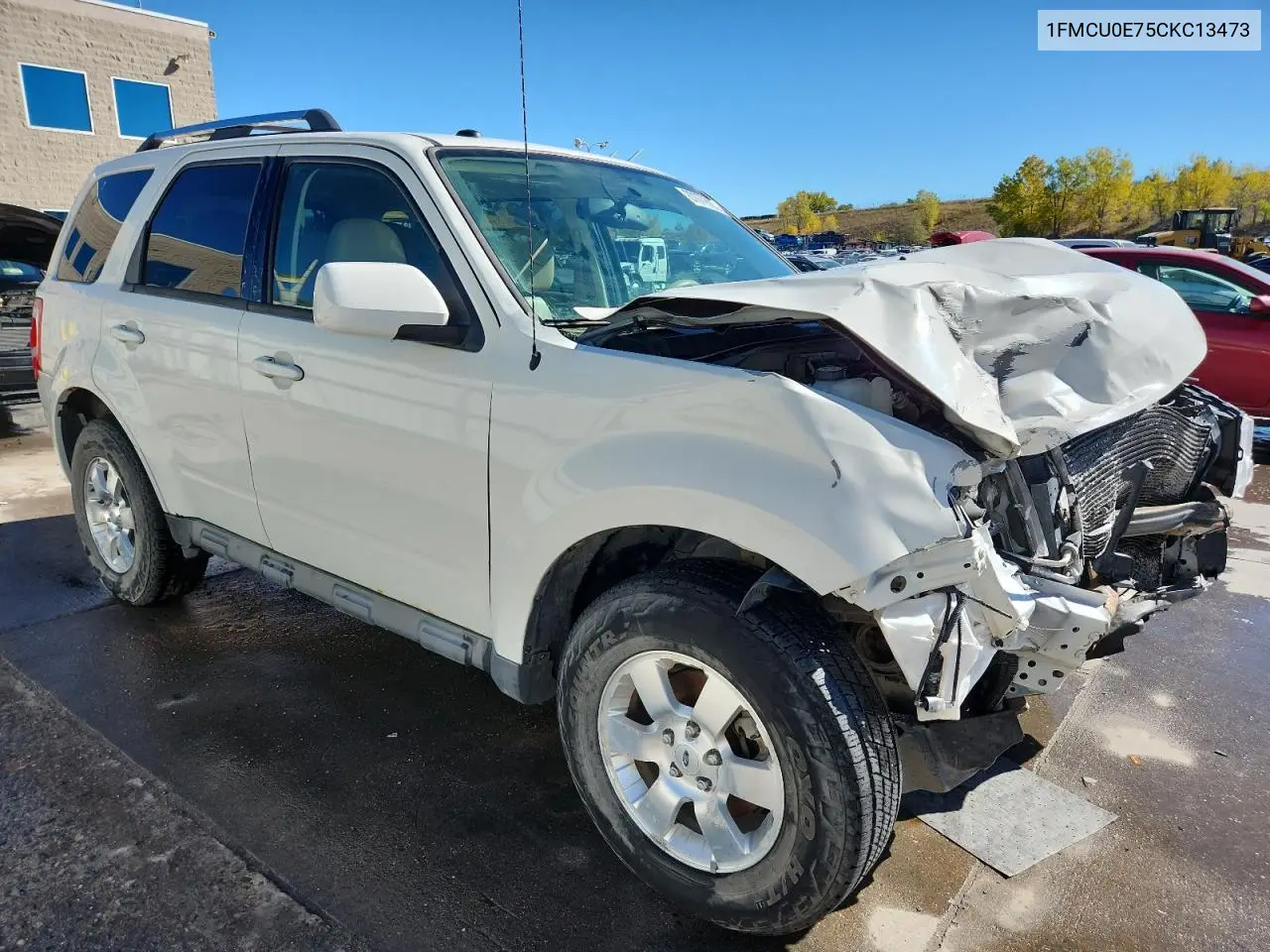 1FMCU0E75CKC13473 2012 Ford Escape Limited