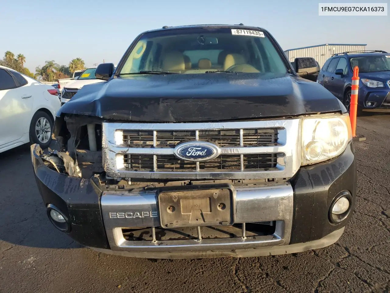 1FMCU9EG7CKA16373 2012 Ford Escape Limited