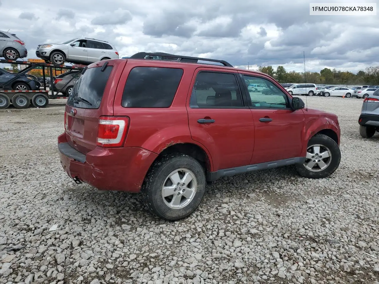 1FMCU9D78CKA78348 2012 Ford Escape Xlt