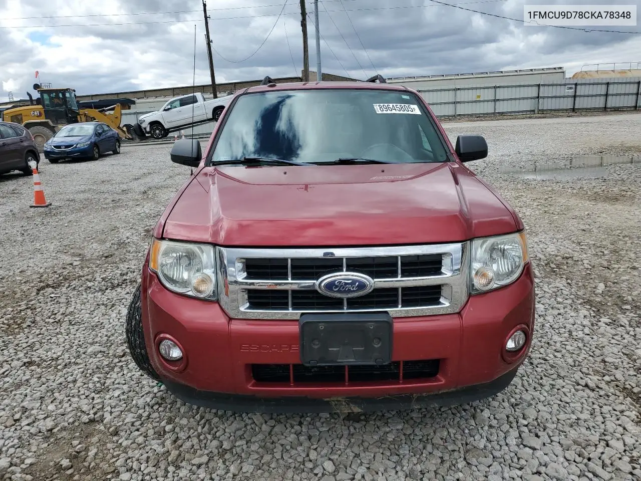 1FMCU9D78CKA78348 2012 Ford Escape Xlt