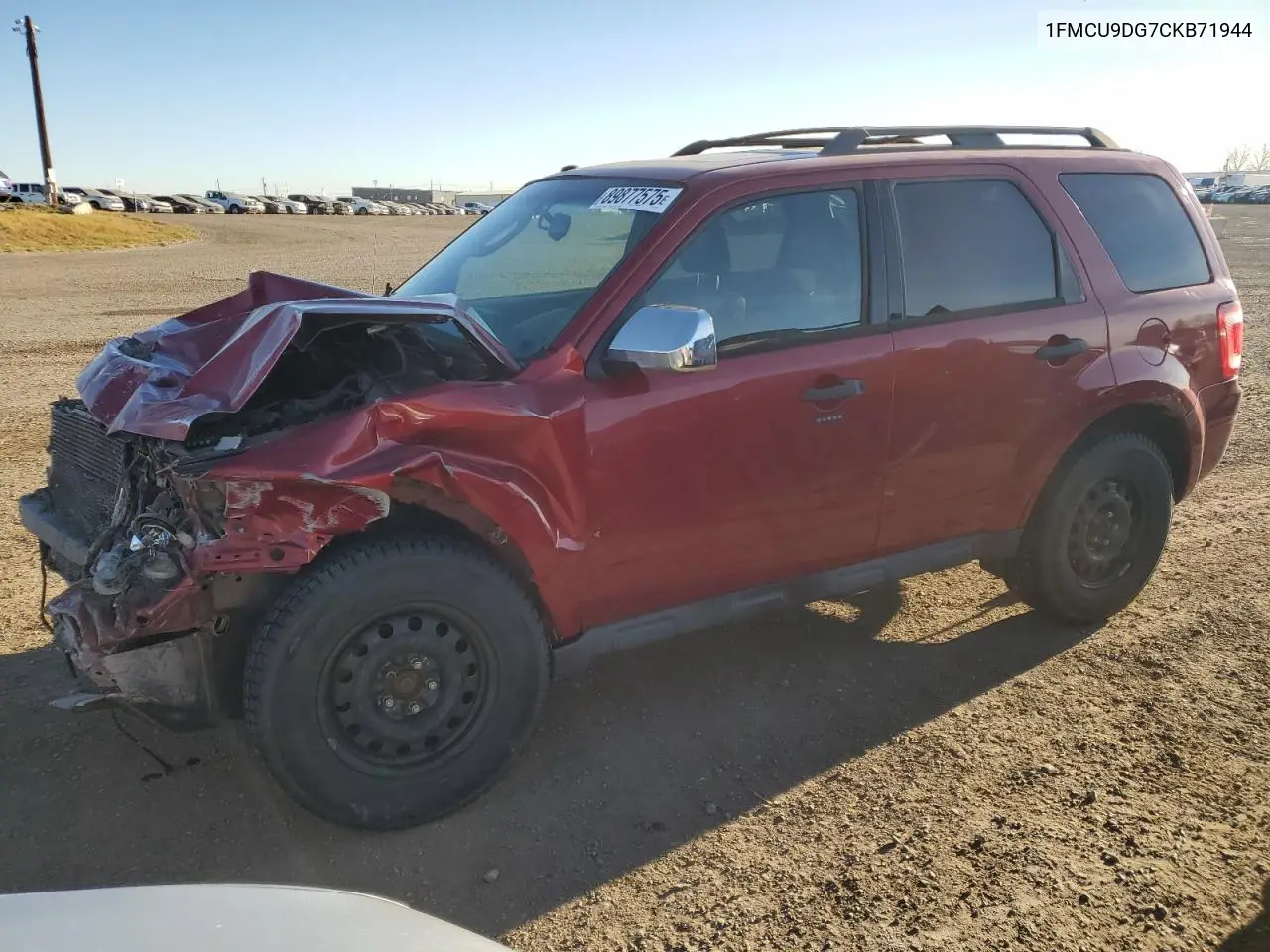 1FMCU9DG7CKB71944 2012 Ford Escape Xlt