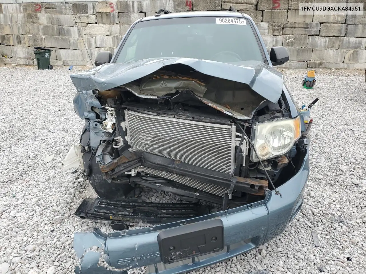 1FMCU9DGXCKA34951 2012 Ford Escape Xlt