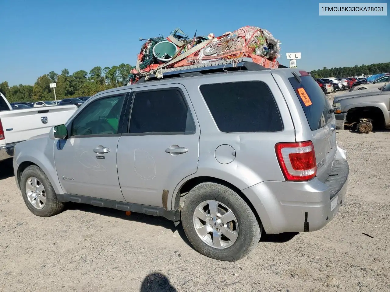 1FMCU5K33CKA28031 2012 Ford Escape Hybrid