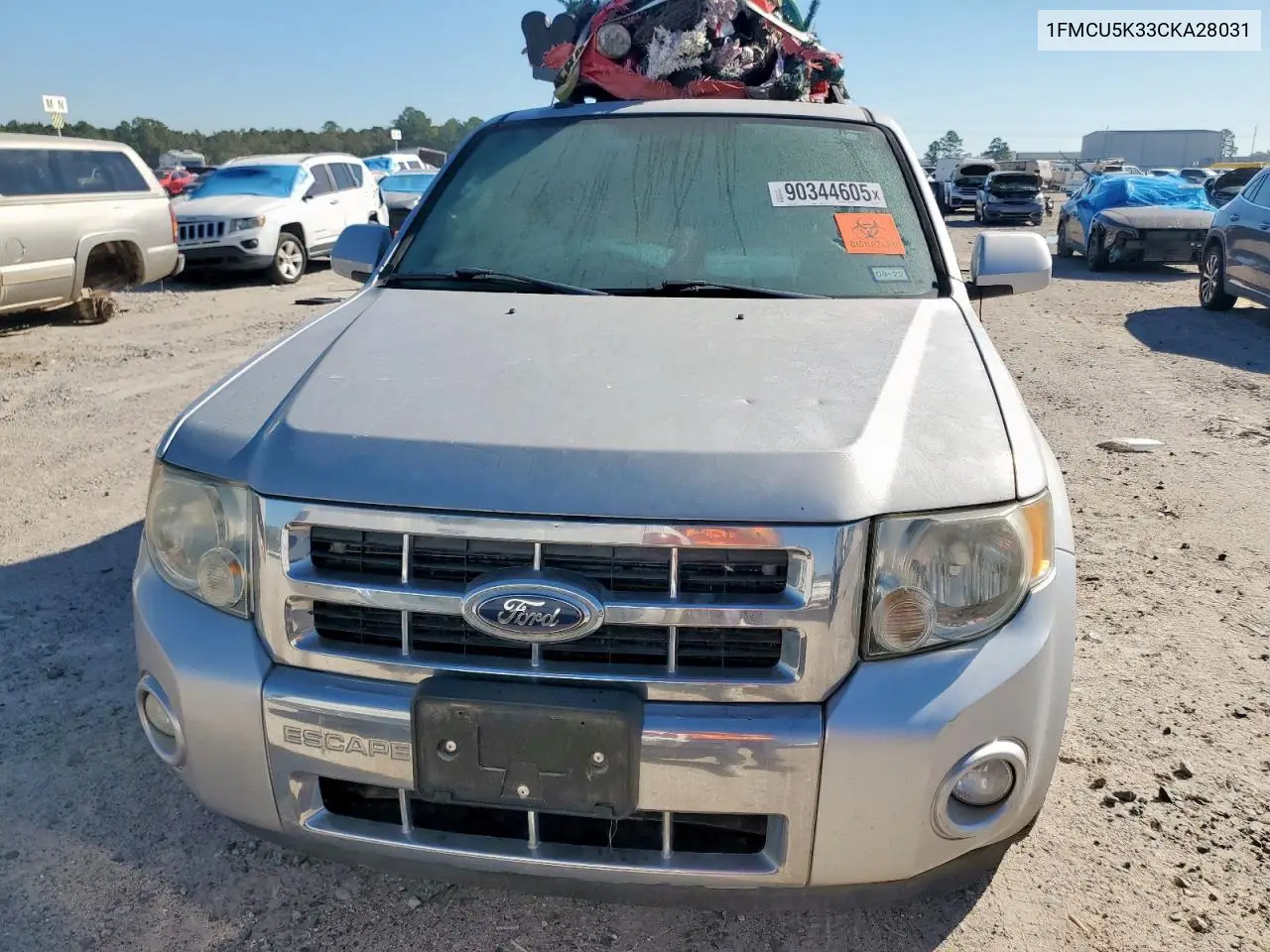 1FMCU5K33CKA28031 2012 Ford Escape Hybrid