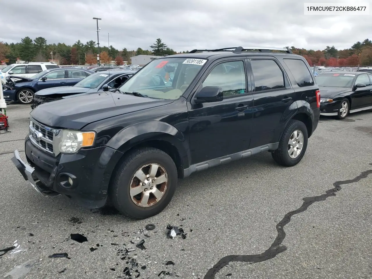 1FMCU9E72CKB86477 2012 Ford Escape Limited