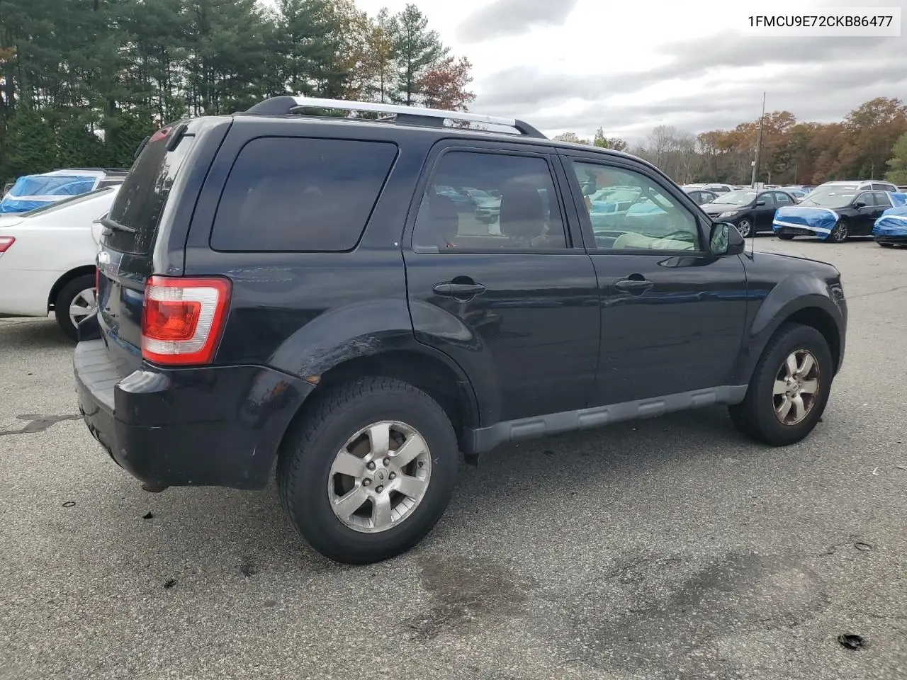 1FMCU9E72CKB86477 2012 Ford Escape Limited