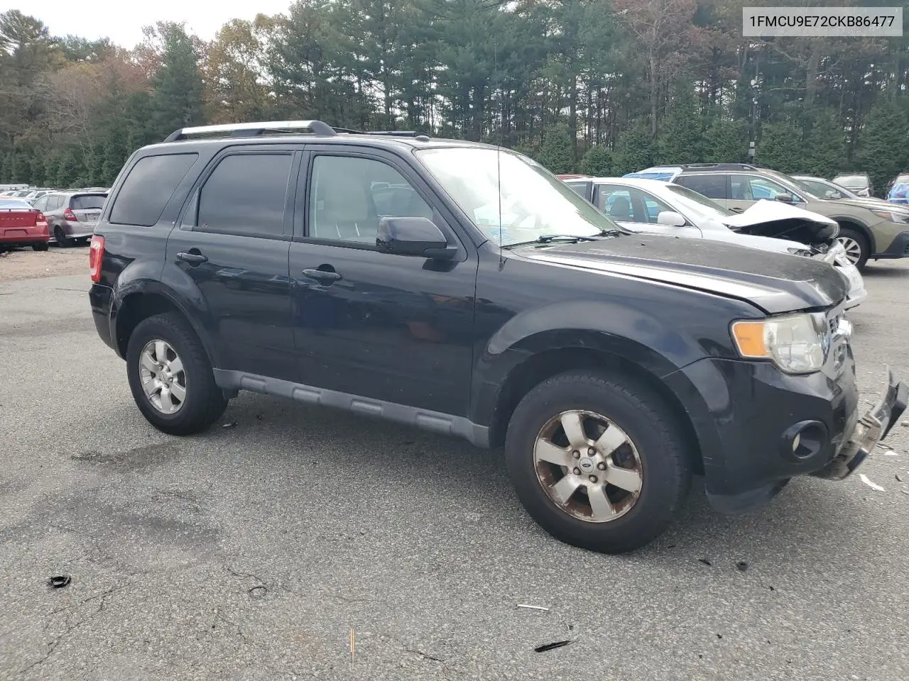 1FMCU9E72CKB86477 2012 Ford Escape Limited