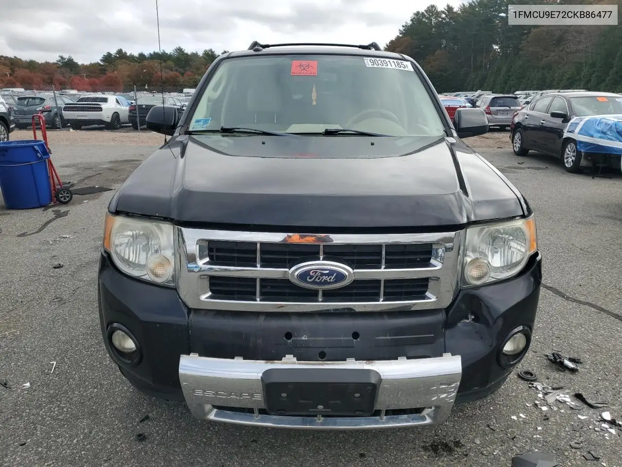 1FMCU9E72CKB86477 2012 Ford Escape Limited