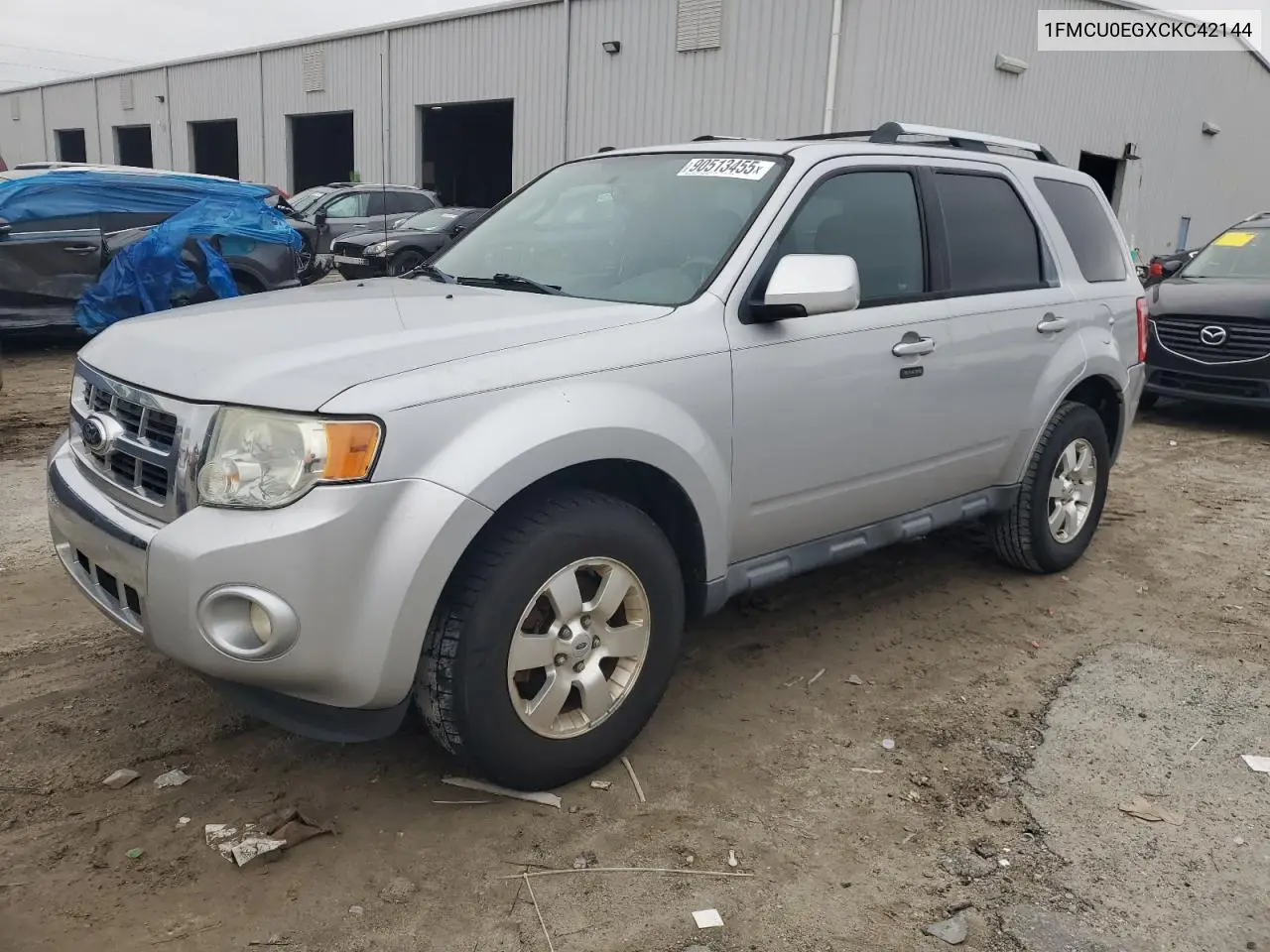 1FMCU0EGXCKC42144 2012 Ford Escape Limited
