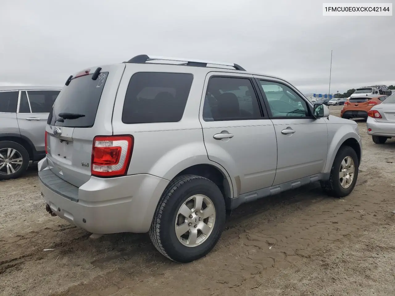 1FMCU0EGXCKC42144 2012 Ford Escape Limited