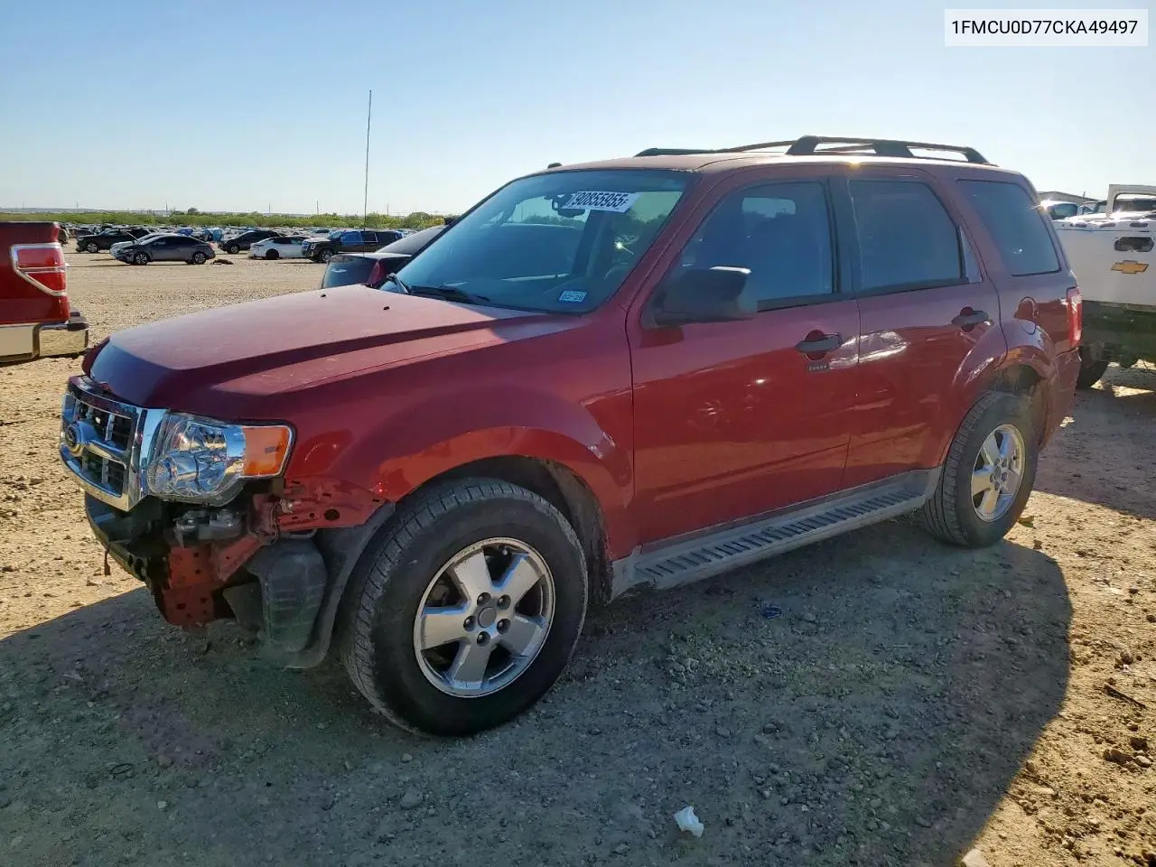 1FMCU0D77CKA49497 2012 Ford Escape Xlt