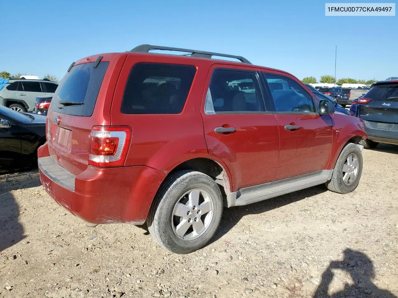 1FMCU0D77CKA49497 2012 Ford Escape Xlt