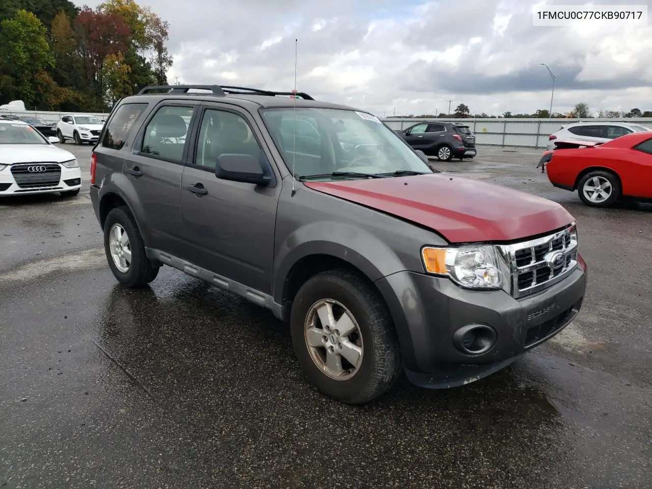 1FMCU0C77CKB90717 2012 Ford Escape Xls