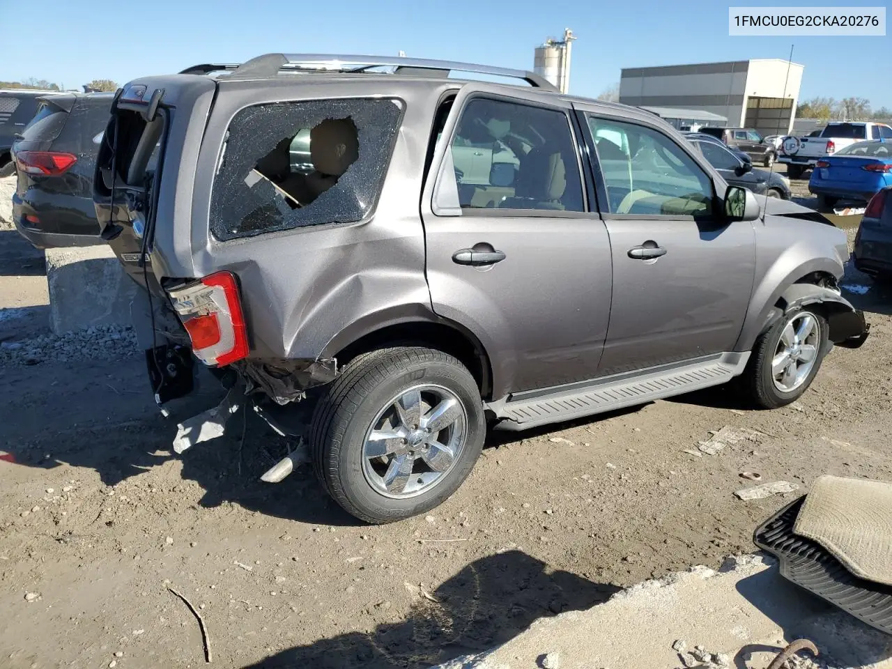 1FMCU0EG2CKA20276 2012 Ford Escape Limited