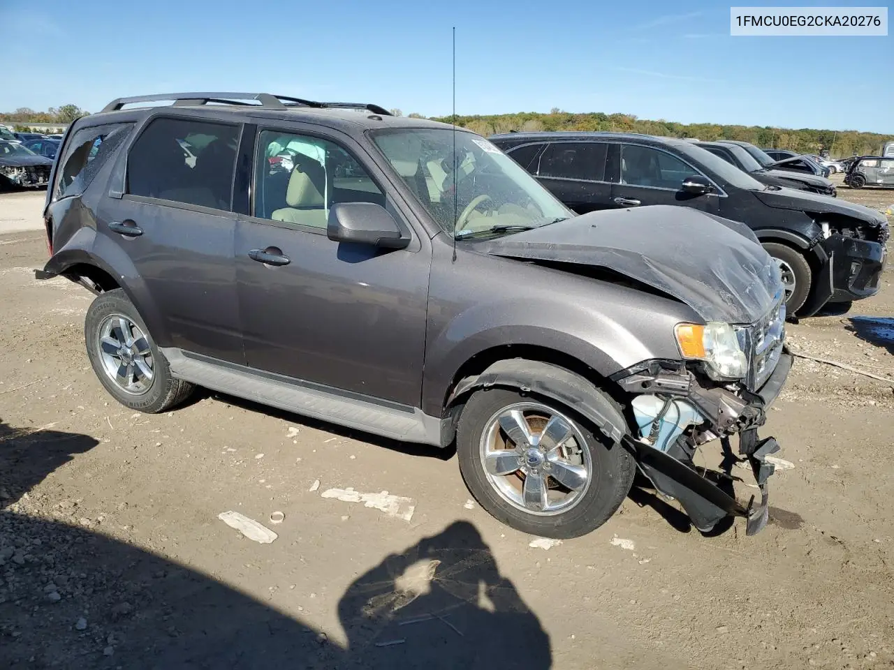 1FMCU0EG2CKA20276 2012 Ford Escape Limited