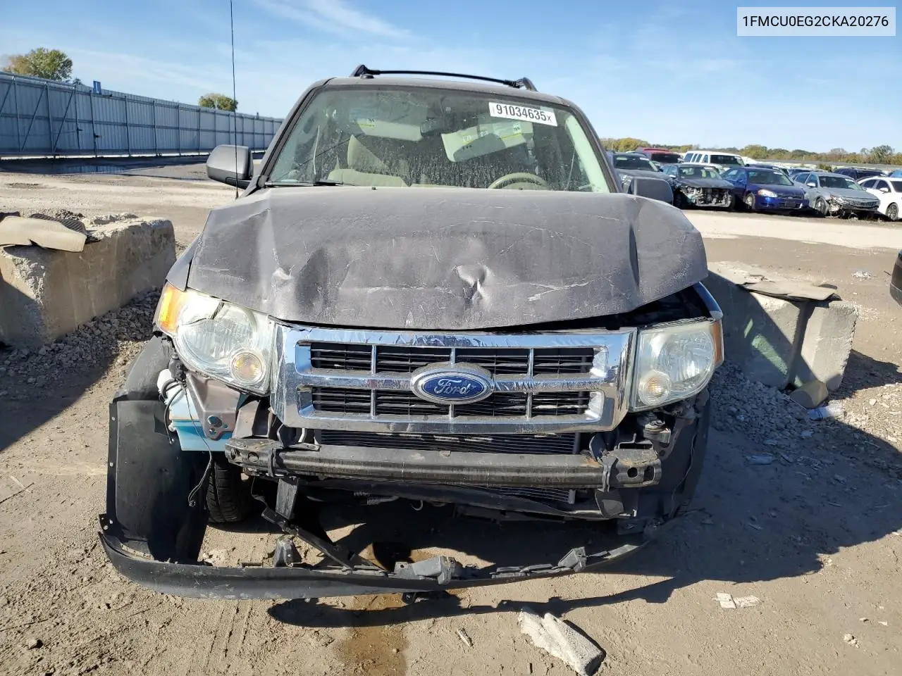 1FMCU0EG2CKA20276 2012 Ford Escape Limited