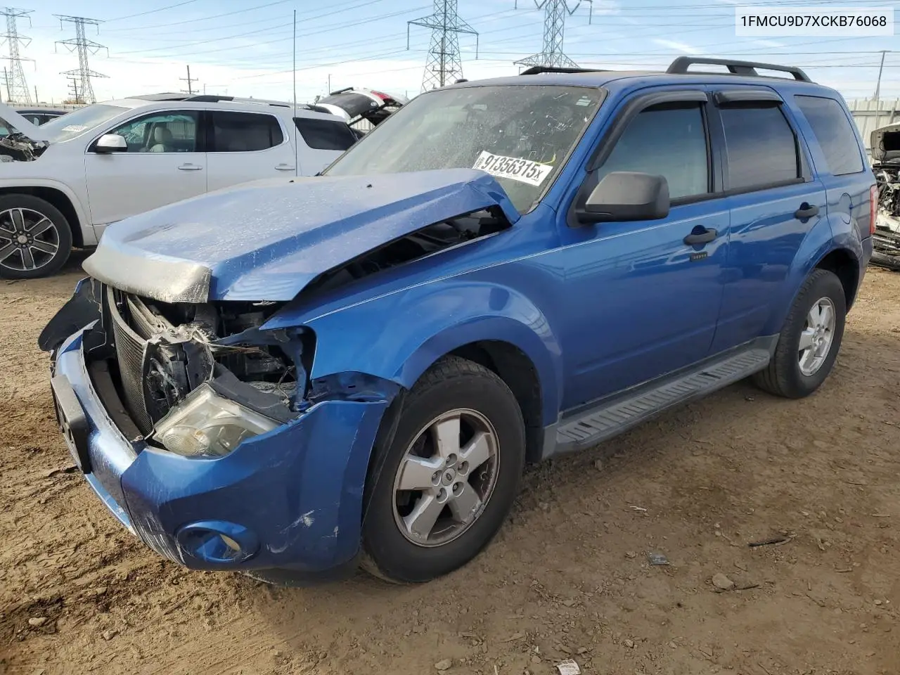 1FMCU9D7XCKB76068 2012 Ford Escape Xlt