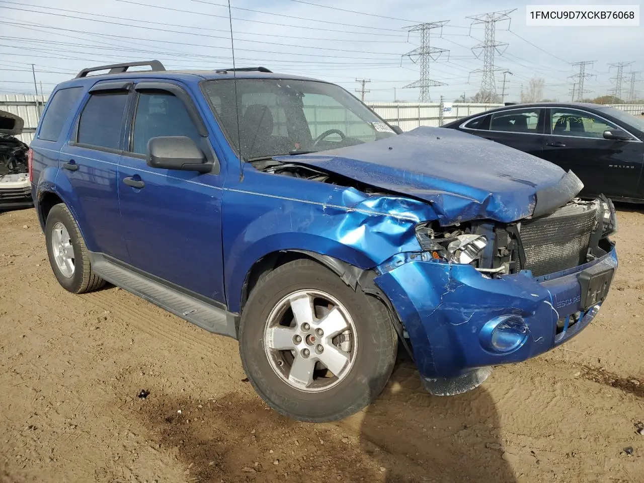 1FMCU9D7XCKB76068 2012 Ford Escape Xlt