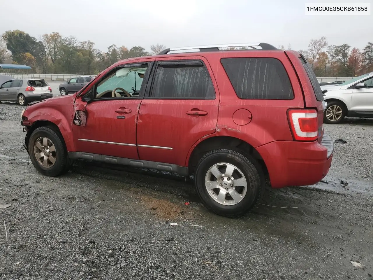 1FMCU0EG5CKB61858 2012 Ford Escape Limited