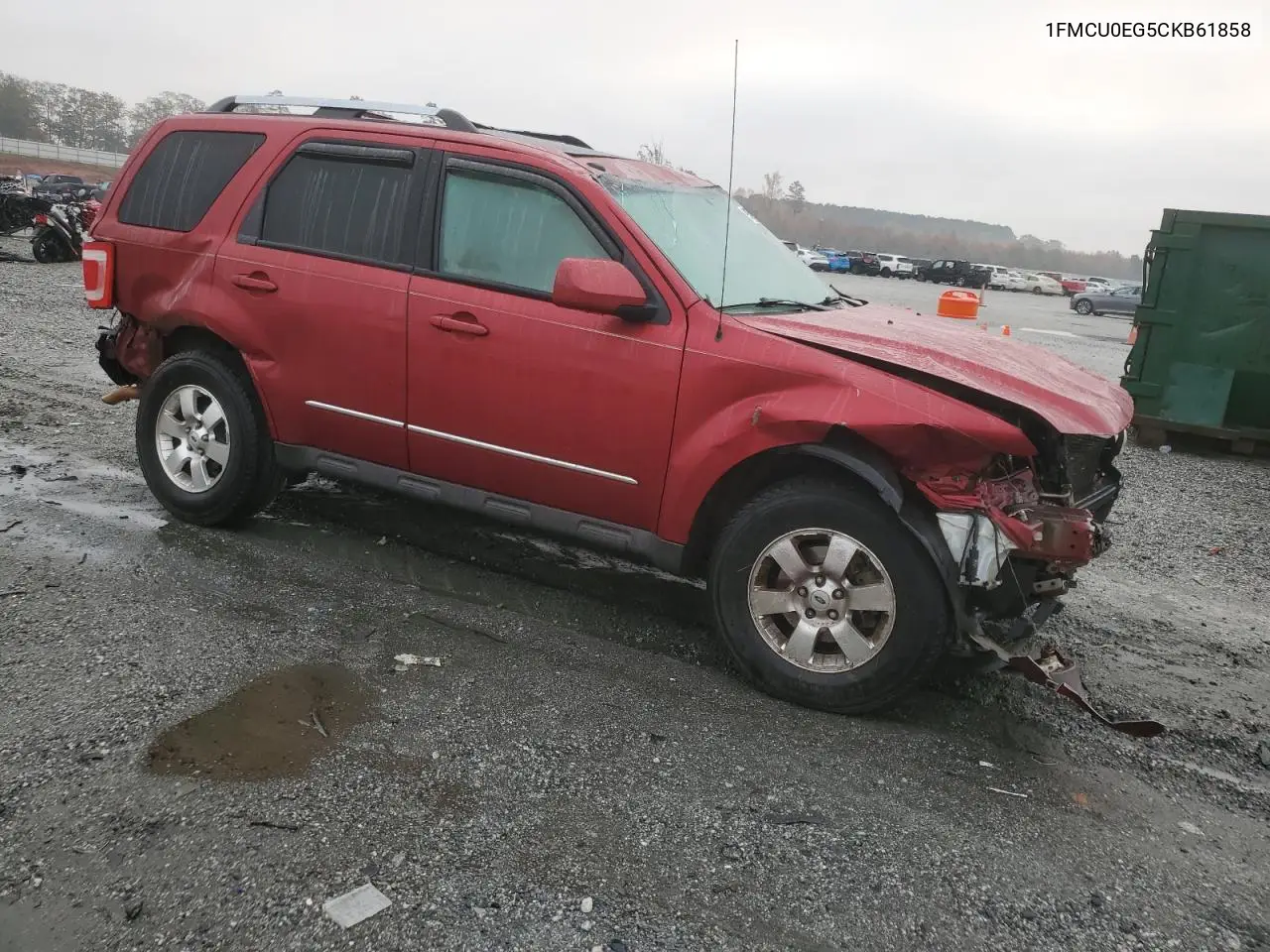 1FMCU0EG5CKB61858 2012 Ford Escape Limited