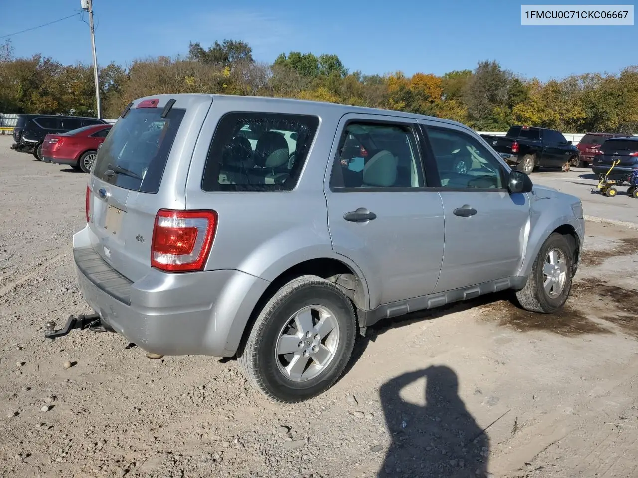 1FMCU0C71CKC06667 2012 Ford Escape Xls