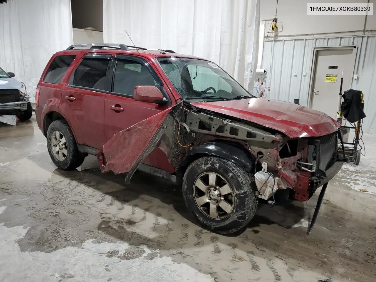 1FMCU0E7XCKB80339 2012 Ford Escape Limited