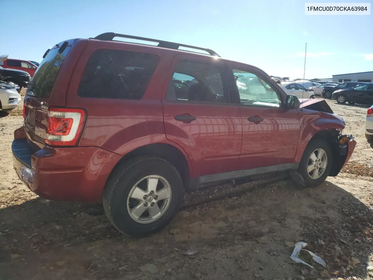 1FMCU0D70CKA63984 2012 Ford Escape Xlt