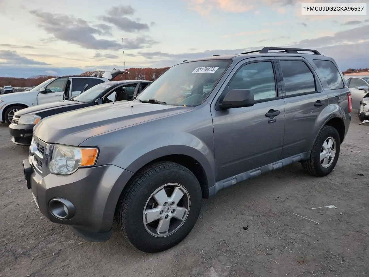 1FMCU9DG2CKA96537 2012 Ford Escape Xlt