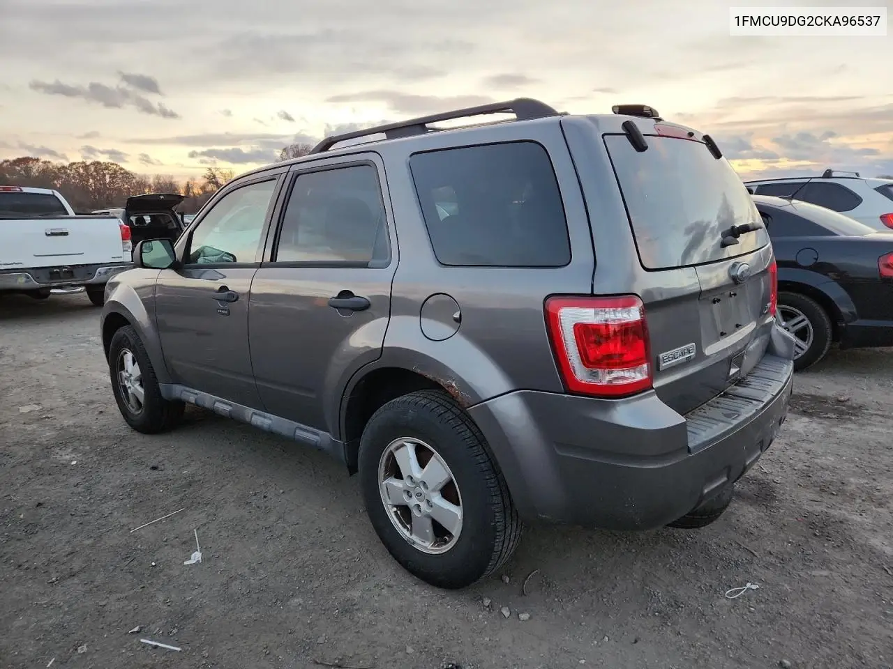 1FMCU9DG2CKA96537 2012 Ford Escape Xlt