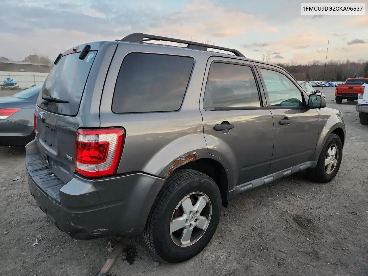 1FMCU9DG2CKA96537 2012 Ford Escape Xlt