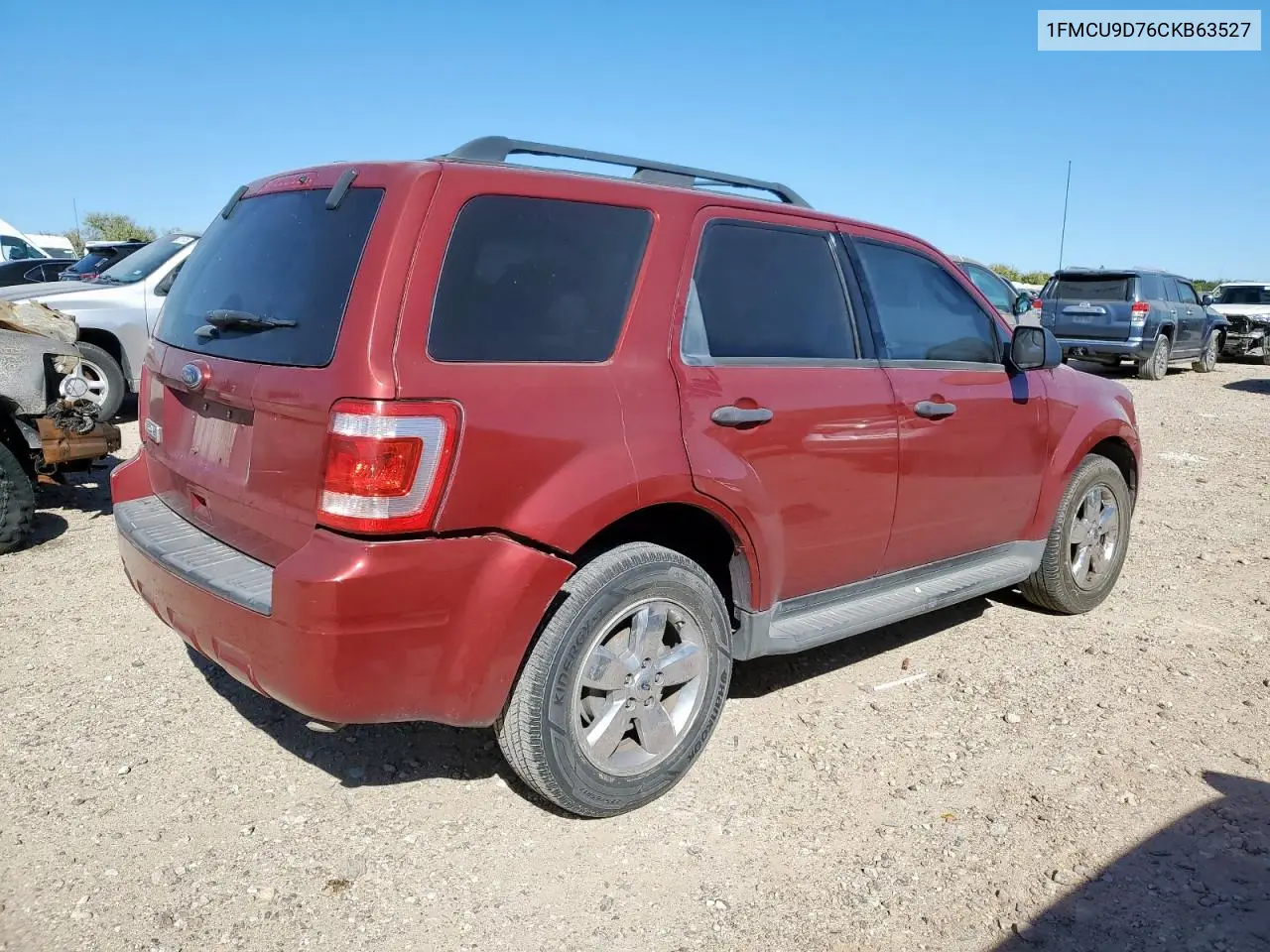 1FMCU9D76CKB63527 2012 Ford Escape Xlt