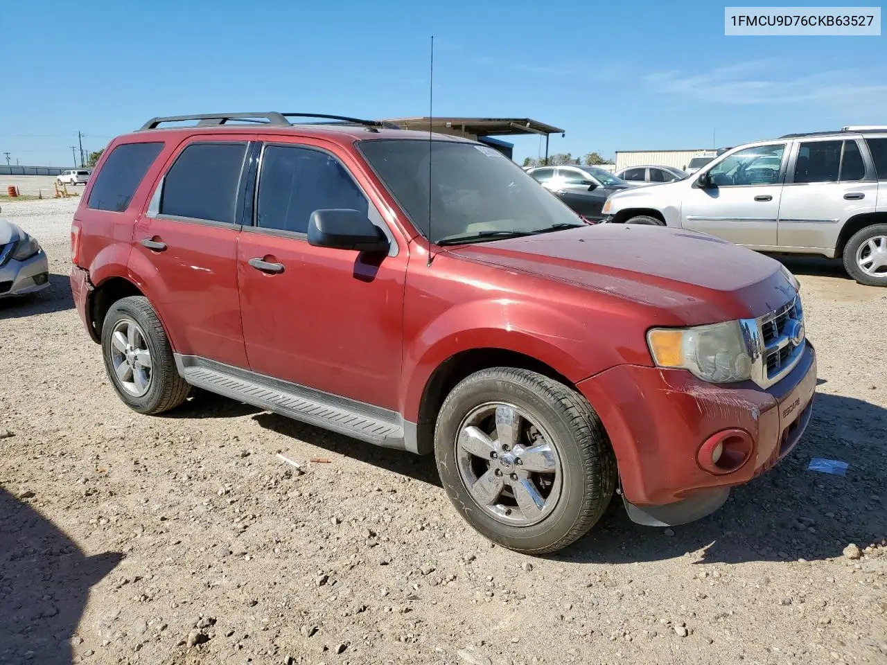 1FMCU9D76CKB63527 2012 Ford Escape Xlt
