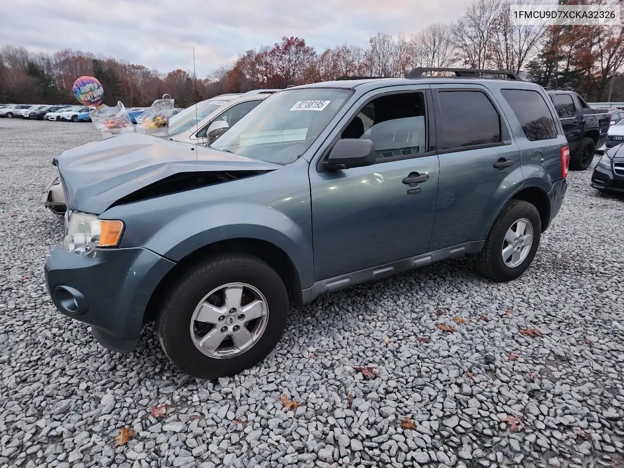 1FMCU9D7XCKA32326 2012 Ford Escape Xlt