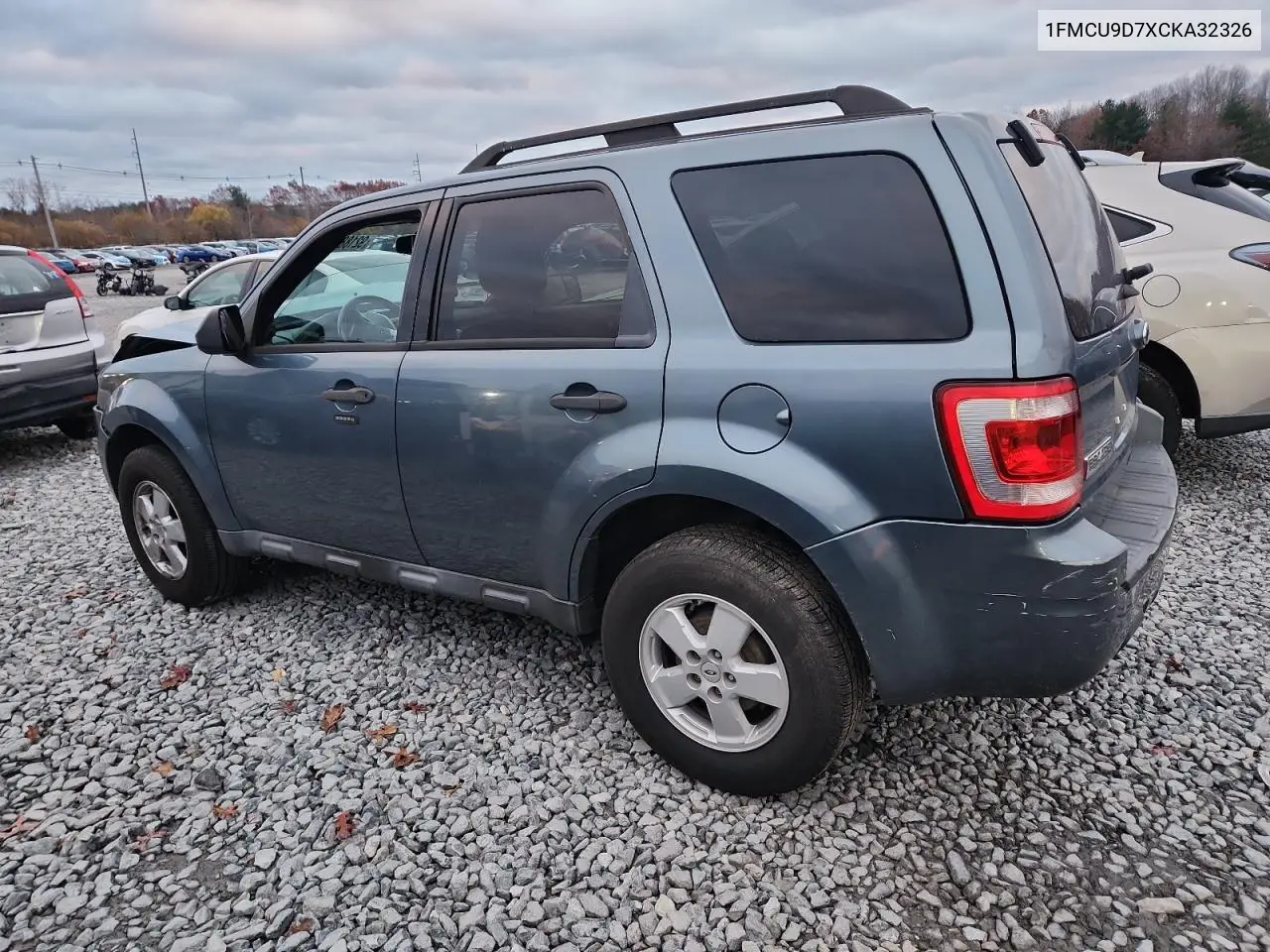 1FMCU9D7XCKA32326 2012 Ford Escape Xlt