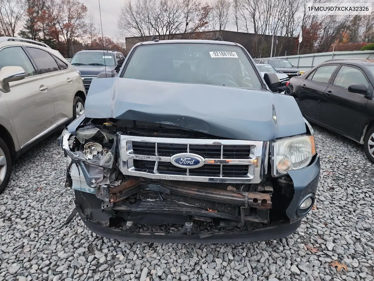 1FMCU9D7XCKA32326 2012 Ford Escape Xlt